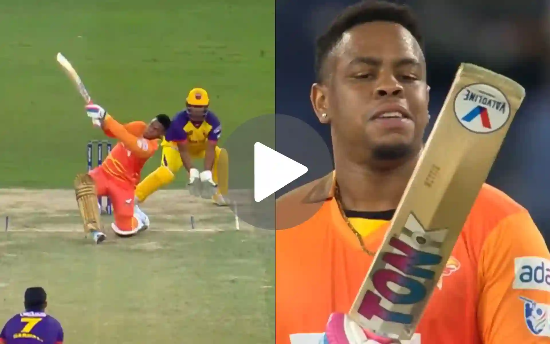 [Watch] 6, 4, 4 - Hetmyer Channelises Inner Yuvraj Singh To Smash USA Star Over The Fence In ILT20